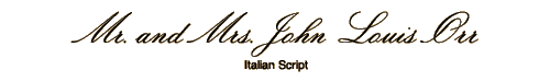 Italian Script