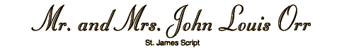St. James Script